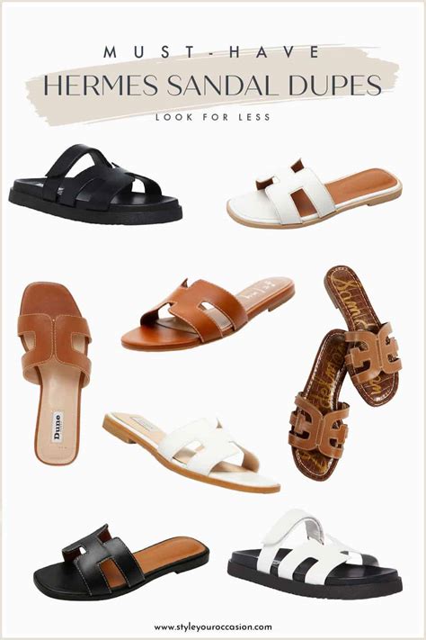 replica hermes sandals|hermes dupe sandals primark.